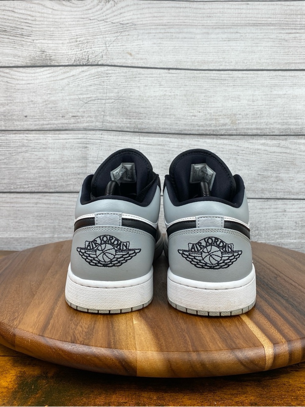 Nike Air Jordan 1 Low Shadow Toe Black Grey Shoes 553558-052 Men’s Size 11.5 - Picture 6 of 12